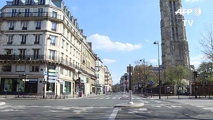 باريس شبه فارغة بعد الحجر الصحي