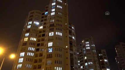 Sağlıkçılara alkışlı destek