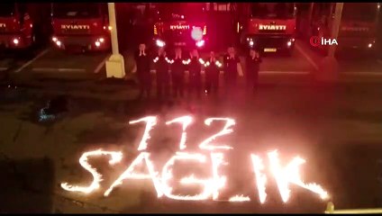 Hatay'da sağlık çalışanları balkonlardan alkışlandı