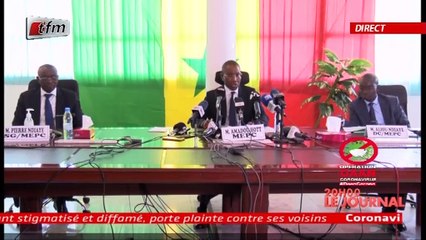 REPLAY - JT Français 20h - Pr : CHERIF DIOP - 19 Mars 2020