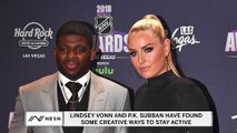Lindsey Vonn, P.K. Subban Find Creative Ways To Stay Active During Pandemic