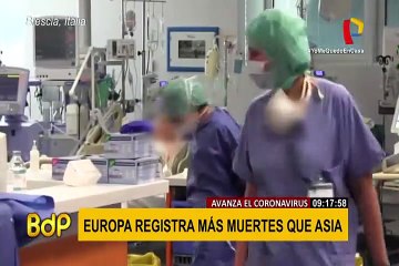 Coronavirus: Europa tiene más muertes que Asia y 214.000 infectados