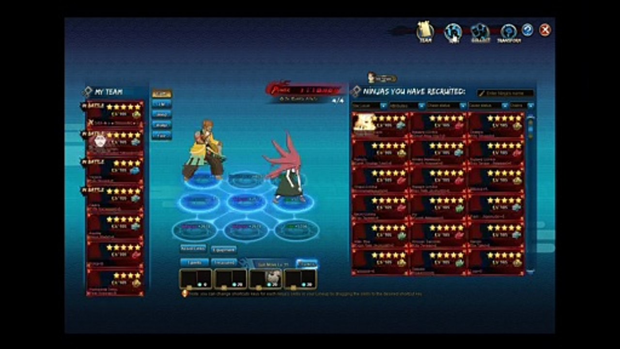 vs Sharingan Auto Space Time | Naruto Online