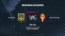 Previa partido entre Alcorcón y Real Sporting Jornada 33 Segunda División