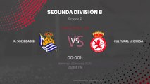 Previa partido entre R. Sociedad B y Cultural Leonesa Jornada 30 Segunda División B