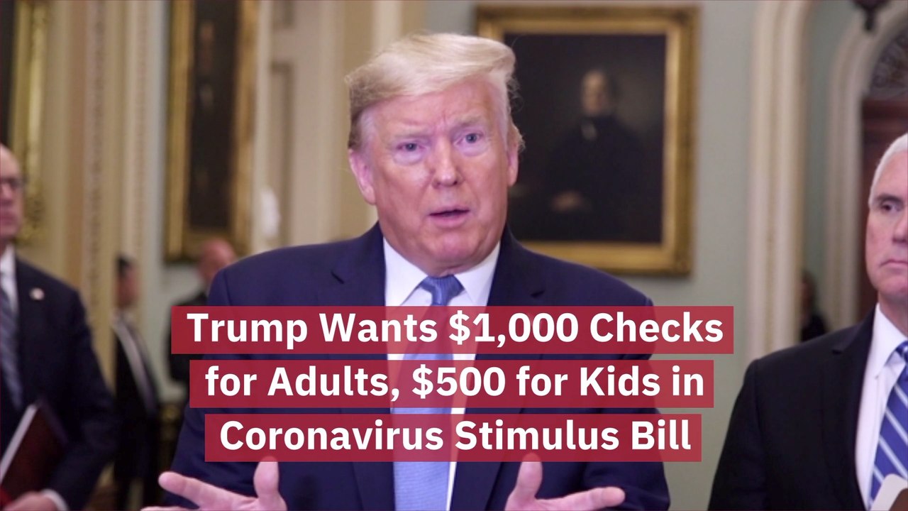 Trump Wants To Send Checks