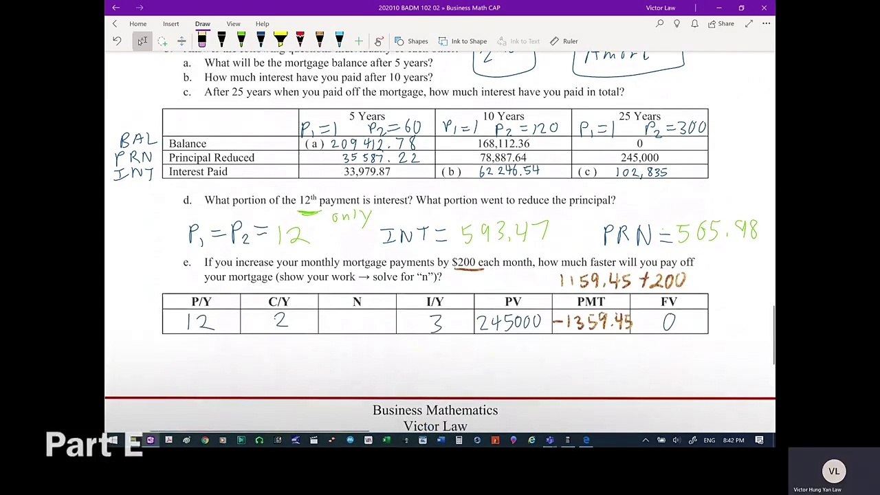 Amortization and Mortgage 003