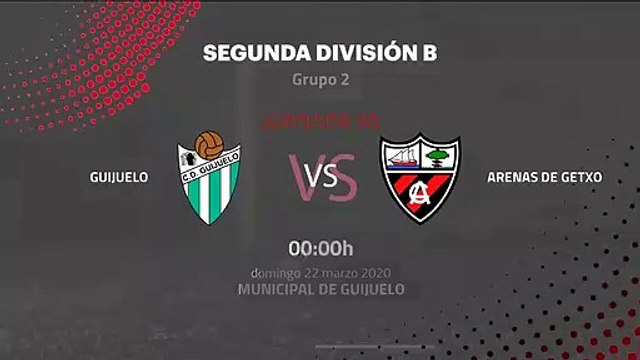 Previa partido entre Guijuelo y Arenas de Getxo Jornada 30 Segunda División B