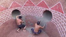 How To Build The Most Amazing Underground Swimming Pool Water Slide and Secret Underground House