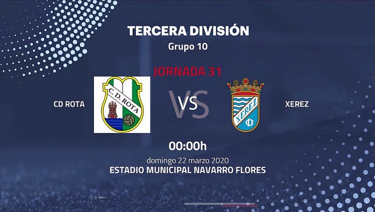 Previa partido entre CD Rota y Xerez Jornada 31 Tercera División