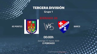 Previa partido entre As Pontes y Barco Jornada 30 Tercera División