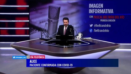 Mexicana diagnosticada con coronavirus no salió del país