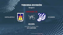 Previa partido entre Castelldefels y CE Europa Jornada 29 Tercera División