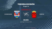 Previa partido entre Cd Diocesano y Montijo Jornada 30 Tercera División