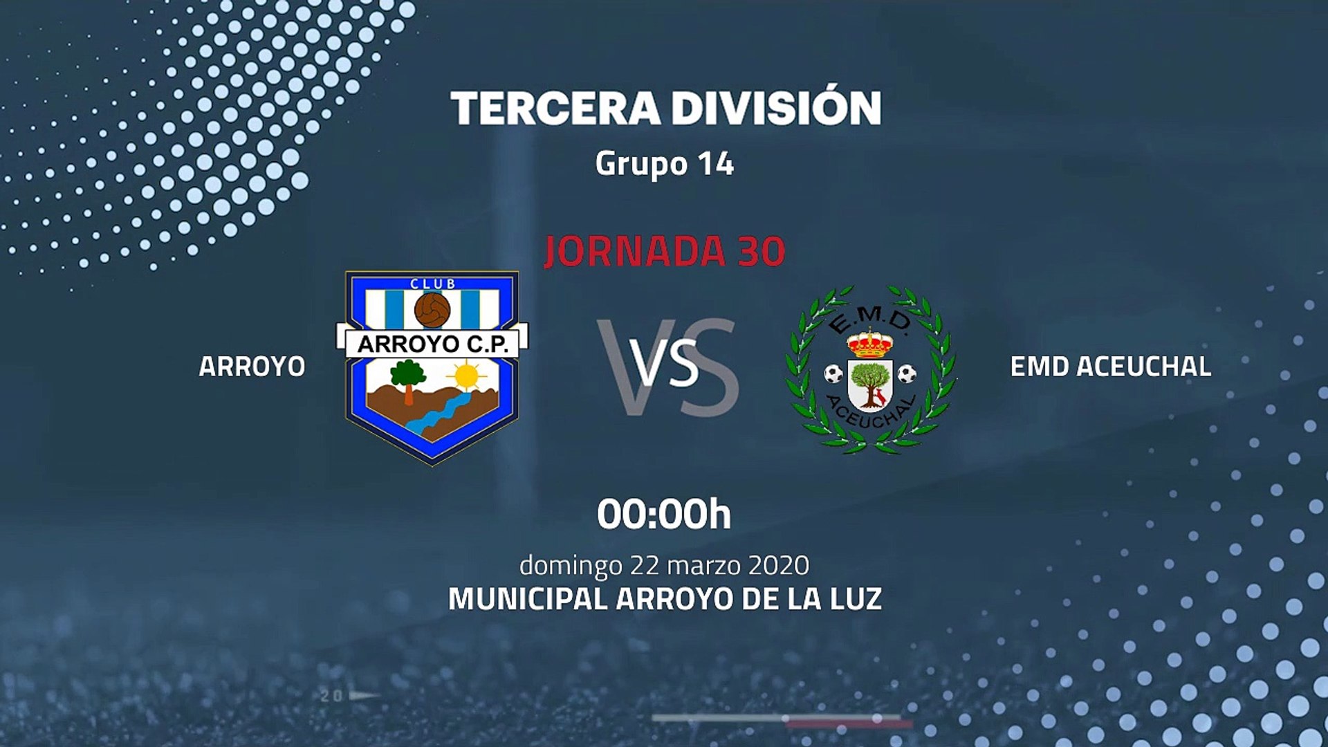 Previa partido entre Arroyo y EMD Aceuchal Jornada 30 Tercera División -  Vídeo Dailymotion