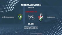 Previa partido entre Atlético Albericia y CD Guarnizo Jornada 30 Tercera División