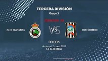Previa partido entre Rayo Cantabria y UM Escobedo Jornada 30 Tercera División