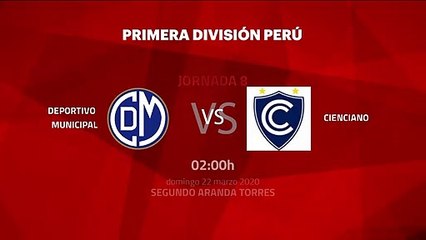 Previa partido entre Deportivo Municipal y Cienciano Jornada 8 Perú - Liga 1 Apertura