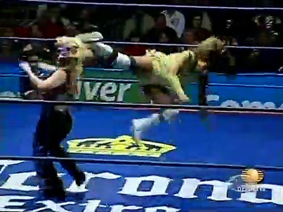 AAA Sin Limite 2009.12.06 Monterrey - Match #03 AAA Mixed Tag Team Title - Aero Star & Fabi Apache vs. Billy Boy & Sexy Star