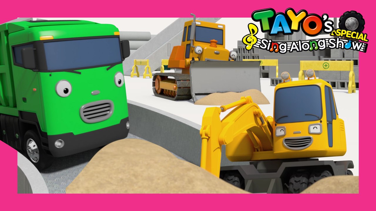 Tayo's Sing Along Show Special l Strong Heavy Vehicles Build a House l Tayo the Little Bus