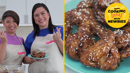 Korean Fried Chicken Wings Recipe - Cooking With Newbies  | Yummy PH