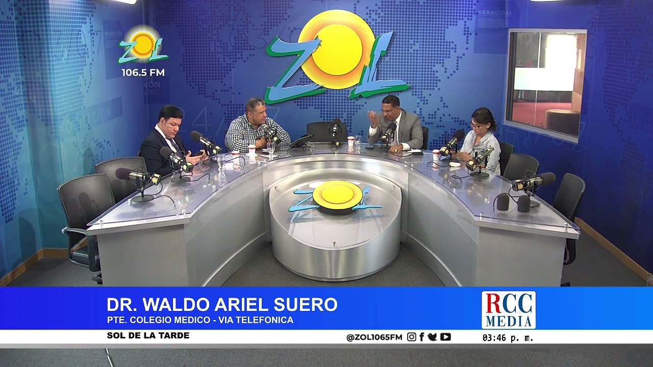 Llamada Dr. Waldo Ariel Suero habla dela cinta negra en señal de protesta  por falta de insumos