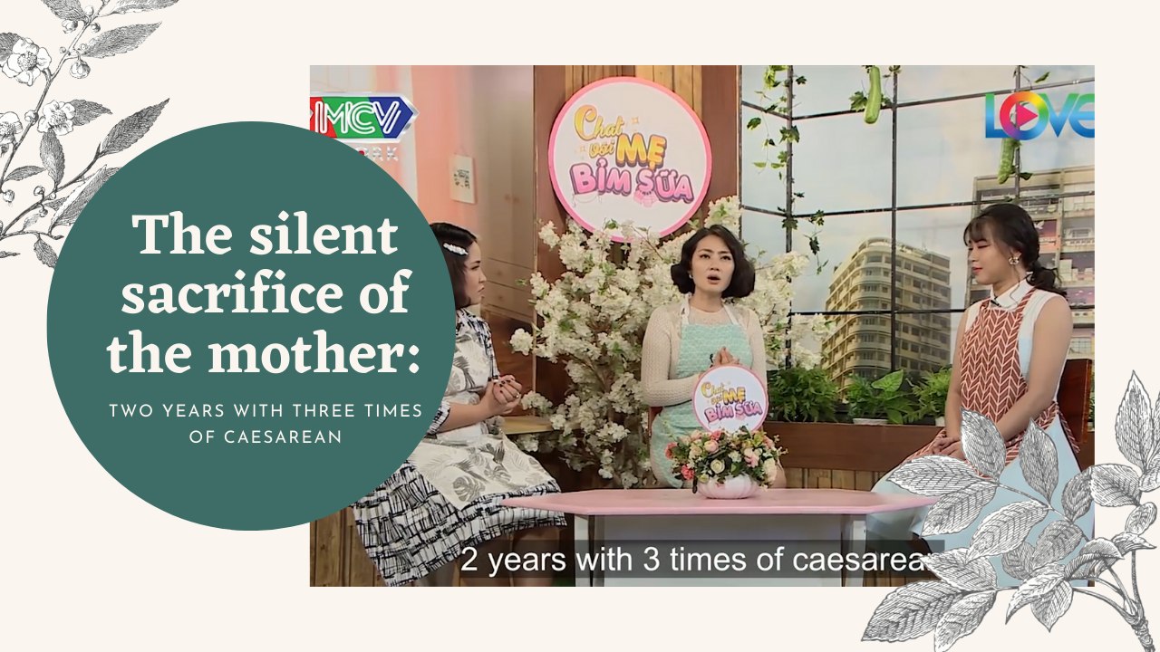 The silent sacrifice of the mother: Two years with three times of cesarean❤