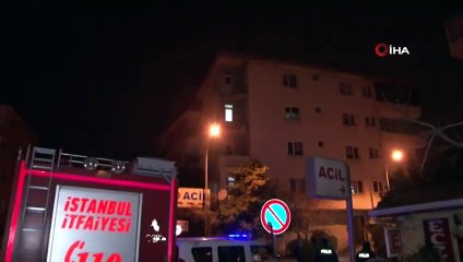 Beş Katlı Binanın Balkonları Büyük Bir Gürültüyle Çöktü