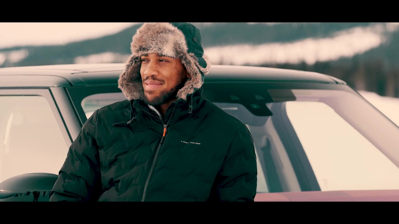 Boxing Heavyweight Anthony Joshua Celebrates Range Rover’s Golden Jubilee With Unique Snow Art