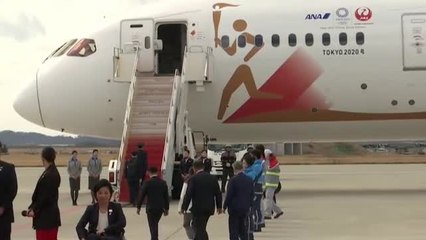 La llama olímpica ya está en Japón