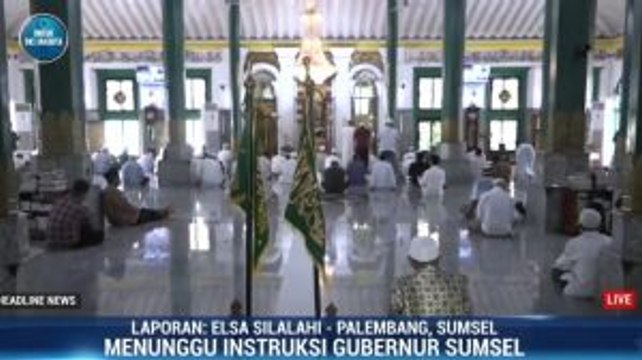 Masjid di Palembang Masih Gelar Salat Jumat