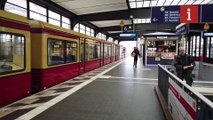 Berlin S-Bahn deserted due to coronavirus outbreak