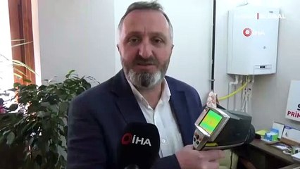 Müşterilerini termal kamerayla kontrol ediyor