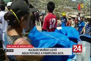 SJM: alcalde de Lima se comprometió a llevar agua a asentamientos humanos
