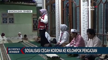 PMI Jember Sosialisasi Pencegahan Corona ke Kelompok Pengajian