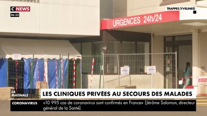 VIRUS - Pour soulager les hôpitaux publics, les établissements privés proposent leurs services pour accueillir les malades - VIDEO