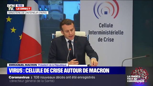 Emmanuel Macron: Il faut pouvoir nous réorganiser face aux imprévus et pouvoir anticiper