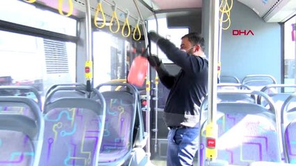 İSTANBUL ÖZEL HALK OTOBÜSLERİ'NDE KORONAVİRÜS ÖNLEMLERİ