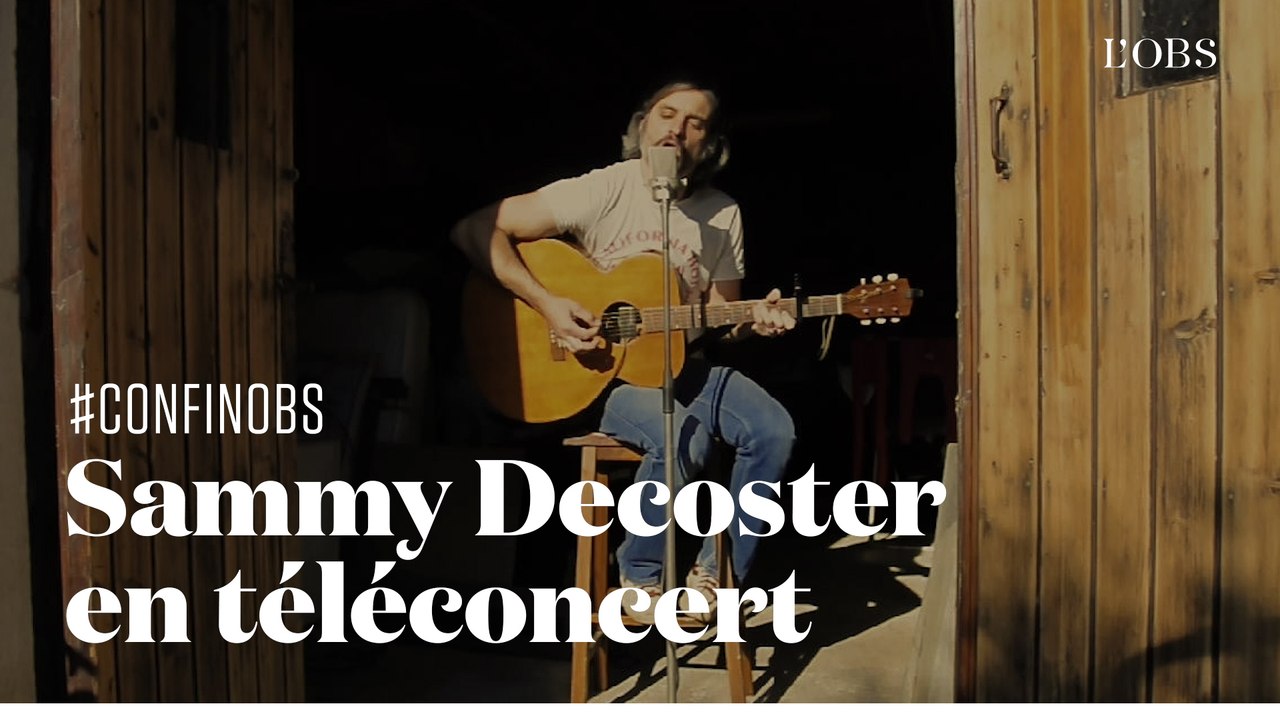 Téléconcert : Sammy Decoster joue "De Glace" depuis son garage de la vallée de l'Isère