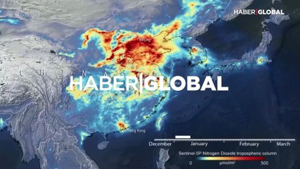 İtalya ve Çin'de azalan hava kirliliği böyle görüntülendi