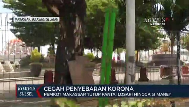 Pemkot Makassar Tutup Pantai Losari Hingga 31 Maret 2020
