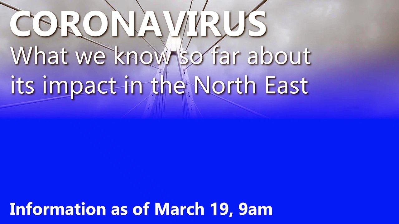 Coronavirus in the North East: March 19 data