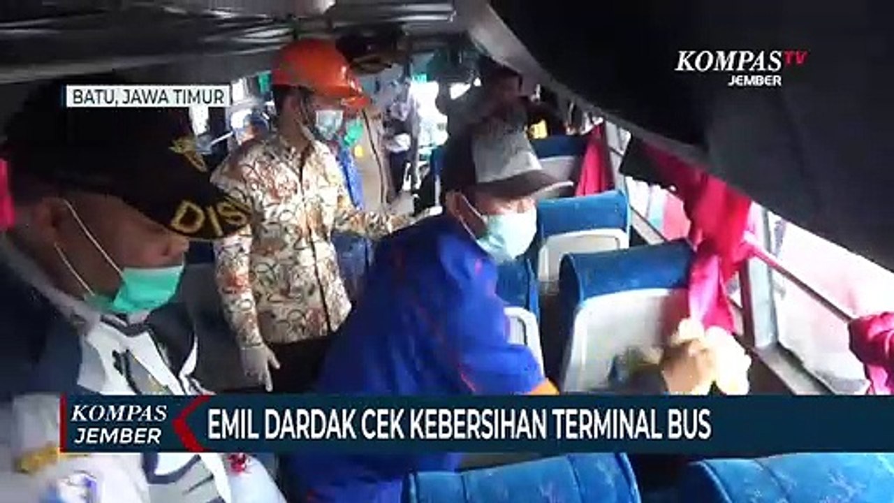 Emil Dardak Cek Kebersihan Terminal Bus