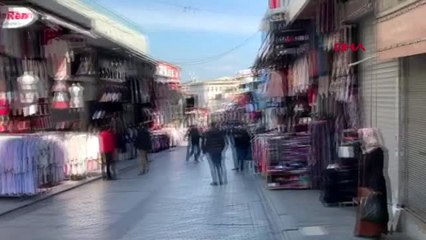 MAHMUTPAŞA BOŞ KALDI, ESNAF TOP OYNADI