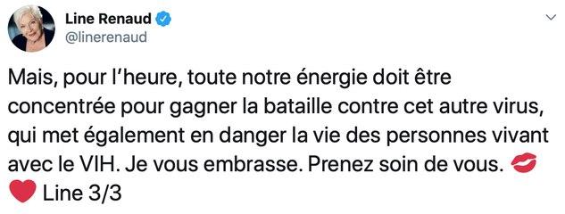 Line Renaud face au coronavirus : elle fait une terrible annonce !