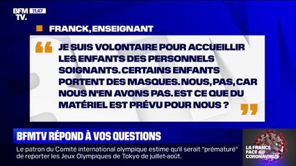 Je suis enseignant volontaire pour accueillir les enfants des soignants, du matériel est-il prévu ? BFMTV répond à vos questions