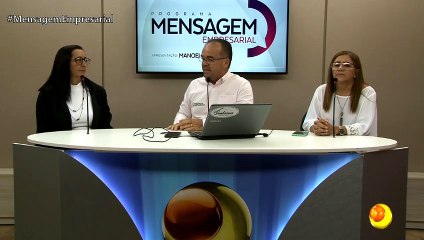 Mensagem Empresarial recebe as duas coordenadoras da escola Vitória Régia - 18/03/2020