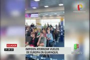 Trabajadores del aeropuerto de Guayaquil impidieron aterrizaje de dos aviones provenientes de Europa