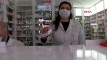 ANTALYA Kemer'deki eczanelerde koronavirüs önlemleri