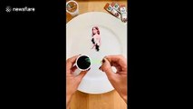 TikTok artist creates oddly beautiful Amy Adams dress with recycled coffee
